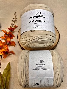 Fio de Malha Premium Amorino 500gr - Areia 36mm