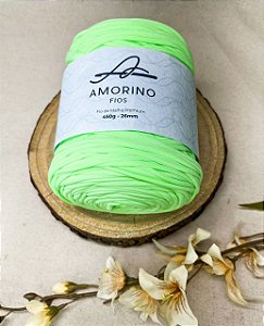 Malha Premium Amorino 450gr - Verde Neon 26mm