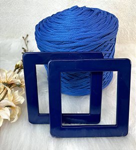 Kit Florença Crochetando Amigas - Azul Anil/Azul Marinho