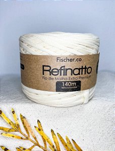 Malha Premium Fischer Refinatto 15mm - Manteiga