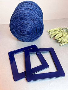 Kit Florença 2 - Azul França (Crochetando Amigas)