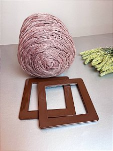 Kit Florença 3 - Rosê Quartz (Crochetando Amigas)
