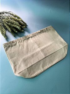 Forro Bolsa - Oval M (10X20cm Fundo) - Liso Caqui