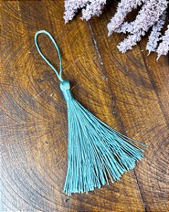 Tassel Seda 8,5cm - Turquesa