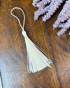 Tassel Seda 8,5cm  - Pérola