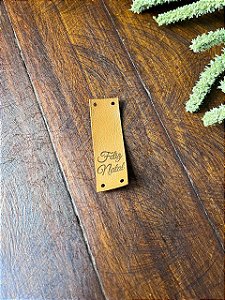 Tag Sintético Retangular 6x2cm - Feliz Natal II