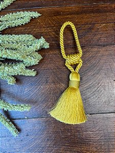 Cordão Trançado Tassel 6-7cm - Dourado