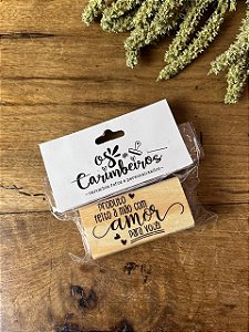 Carimbo-"Produto feito à mão com amor para você!"