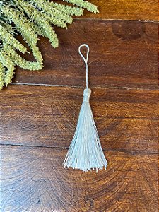 Tassel Seda 8,5cm  - Branco