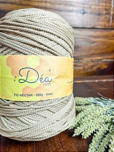 Fio Néctar 3mm - 500g-300m - Poliéster - Caqui