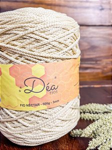 Fio Néctar 3mm - 500g-300m - Poliester - Baunilha (f)