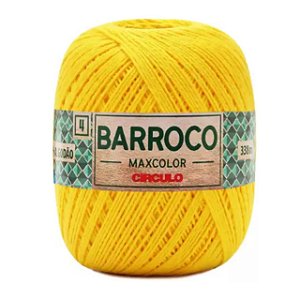 Fio Barroco Maxcolor 4 Círculo - Canario 1289