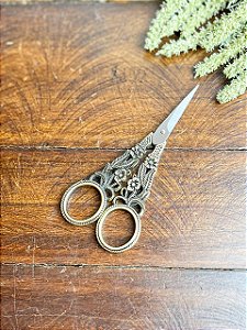 Tesoura Classica Stilo Europeu 4,5"-11,5cm - Ouro Velho