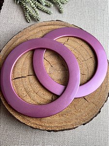 Alça Resina Redonda Larga - Magenta