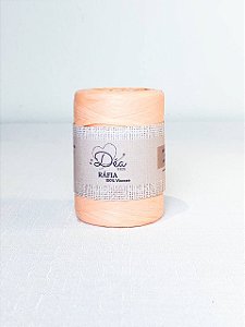 Fio Rafia 20mm -180g/190m-100% Viscose-Pessego
