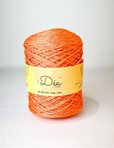 Fio Néctar 3mm - 500g-300m - Poliéster - Tangerina (F)