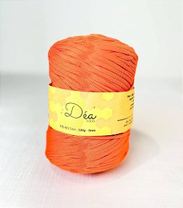 Fio Néctar 5mm - 500g-200m - Poliester - Tangerina