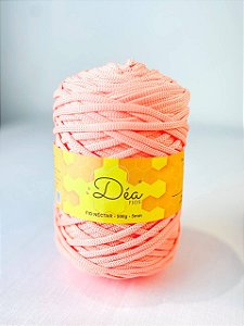 Fio Néctar 5mm - 500g-200m - Poliester - Laranja Neon