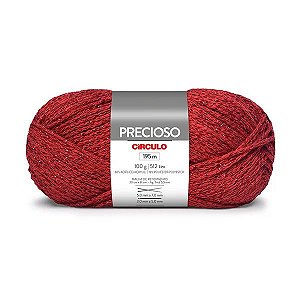 Fio/Lã Precioso Círculo - COR 3352 PAIXÃO INSPIRADORA