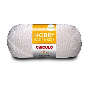 Fio/Lã Hobby Baby & Kids Circulo - COR 10 BRANCO