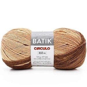 Fio/Lã Batik Circulo - COR 9501 ARGILA
