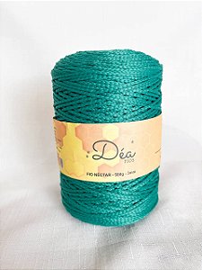 Fio Néctar 3mm - 500g-300m - Poliéster -Verde Esmeralda
