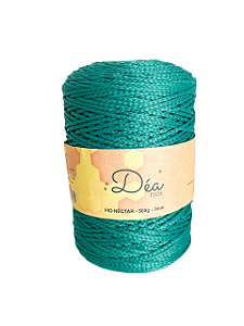Fio Néctar 3mm - 500g-300m - Poliéster -Verde Esmeralda
