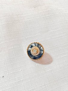Botão Trabalhado 21mm Preto