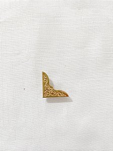 Cantoneira para Bolsa 3cm Dourado