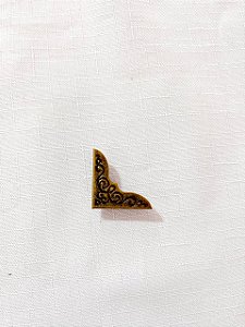 Cantoneira para Bolsa 3cm Ouro Velho
