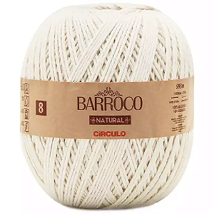 Fio Barroco 8 Círculo 700g Natural