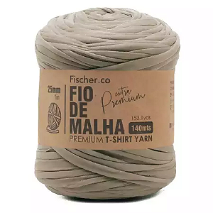 Fio Malha Premium Fischer 25mm - Greige