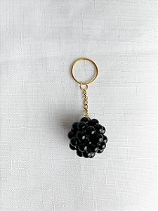 Chaveiro Bolinha 3cm-Preto