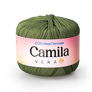Camila Verão 50g Coats Corrente - 00101 Musgo