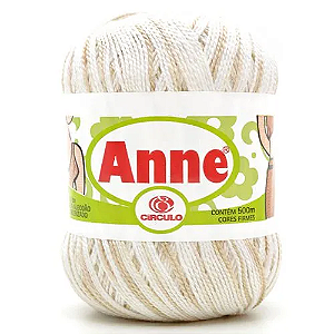 Fio ANNE 500 Círculo MULTICOLOR - 9900 Areia