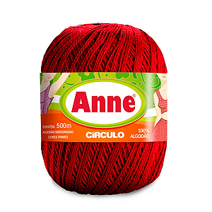 Fio ANNE 500 Círculo - 3402 Vermelho Circulo