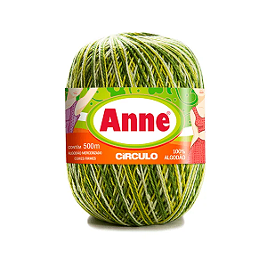 Fio ANNE 500 Círculo MULTICOLOR - 9462 Oliva