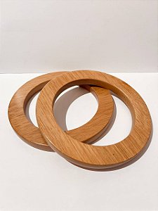 Alça Madeira Redonda  14x1,5cm