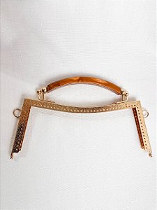 Fecho da Vovó com alça Curva-Dourado