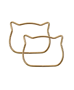 Alça Metal Gatinho (Par)- Dourado