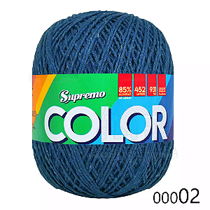 Barbante SUPREMO Color 452m 400g nº6-Azul Royal