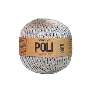 Fio Fischer POLI 5mm - 200m -  PLATINADO