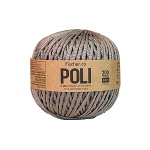 Fio Fischer POLI 5mm - 200m - GREIGE