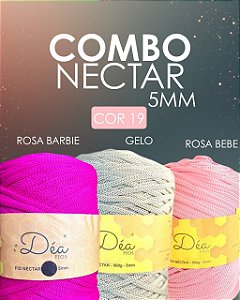 Combo 19 - Fios Néctar 5mm 3un. - Barbie, Gelo e Rosa Bebe