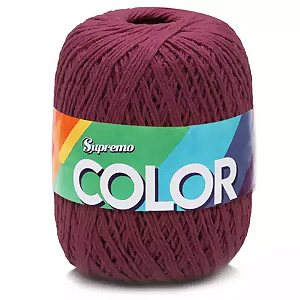 Barbante SUPREMO Color 452m 400g nº6-Vinho