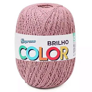 Barbante SUPREMO Color Brilho 452m 400g nº6 - Rosa Vintage/Ouro