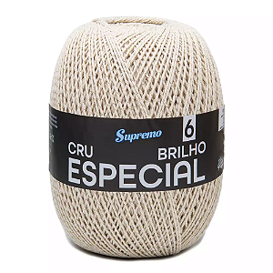SUPREMO Cru Especial Brilho Ouro 100% Algodão nº 6 - 760m