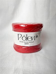 Fio de Malha Pólen - 35mm - Vermelho