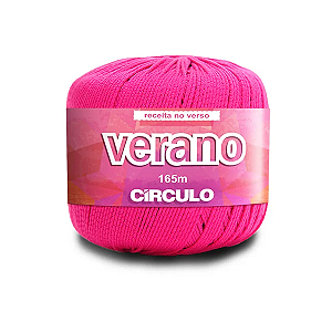 Fio Verano Círculo 165m - Rosa Chock 6115