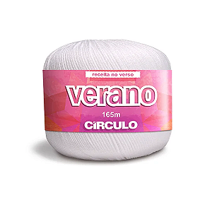 Fio Verano Círculo 165m - Branco 8001